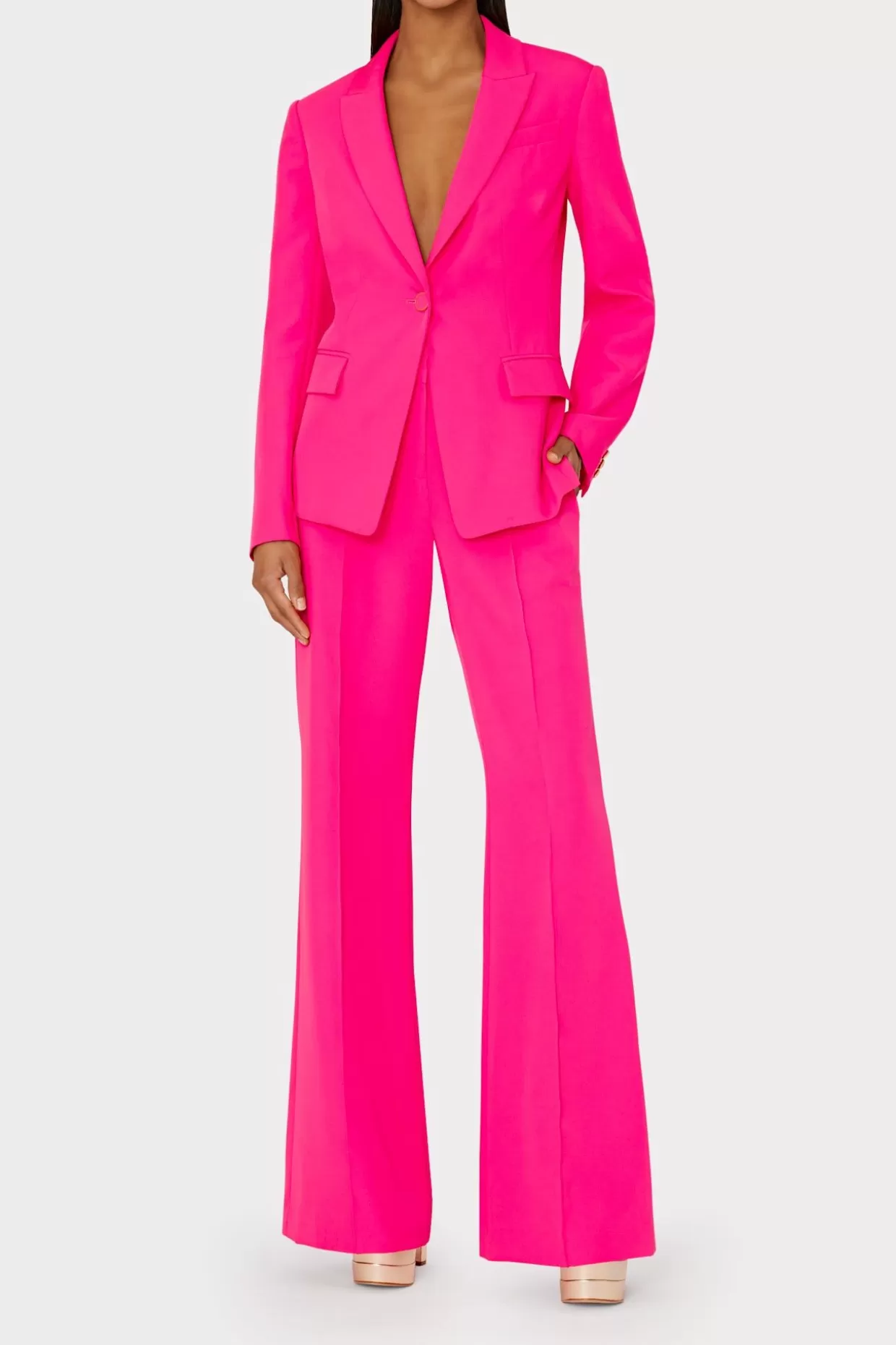 Jumpsuits & Rompers-MILLY Avery Cady Blazer Milly Pink