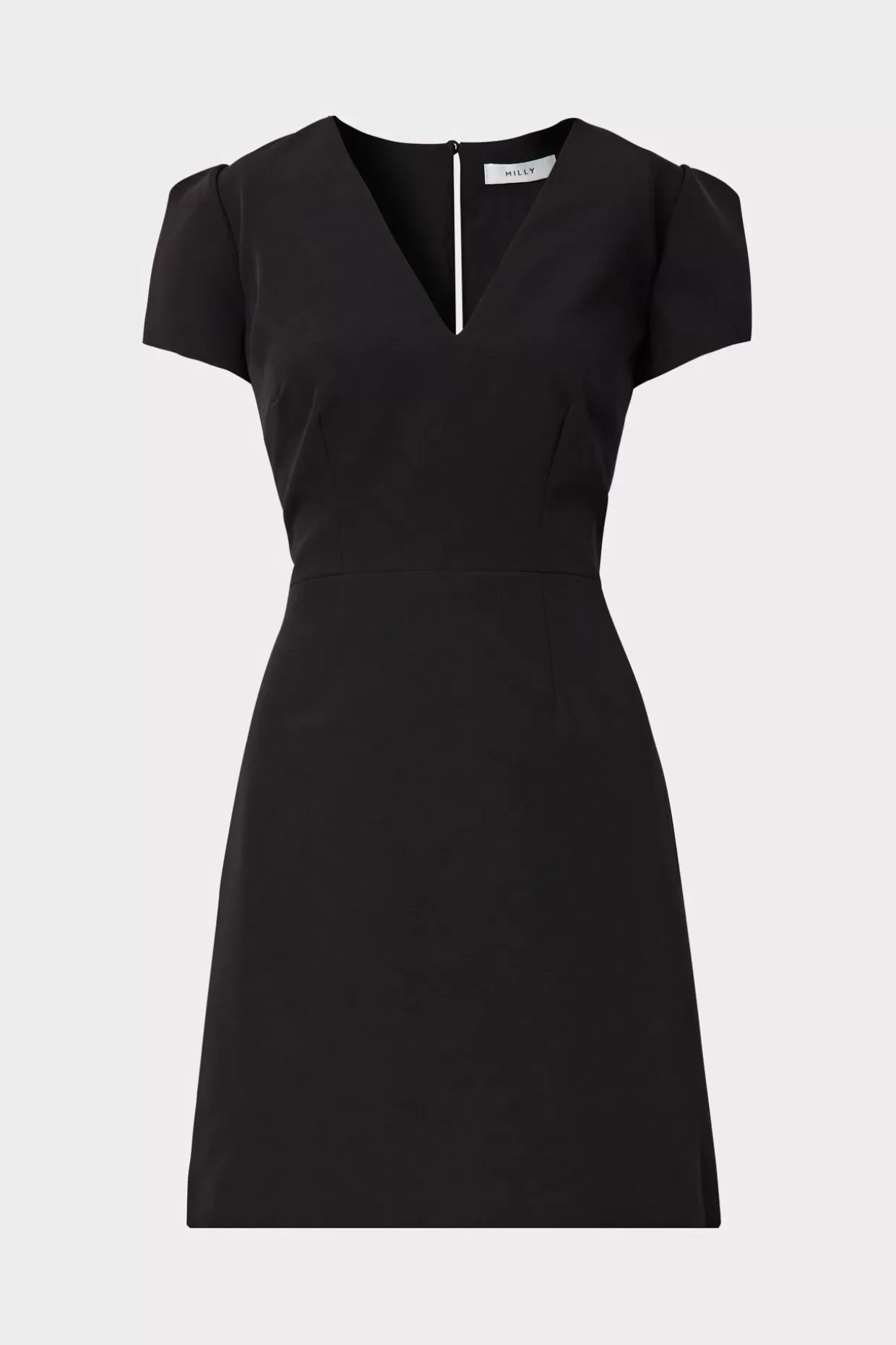 Little Black Dresses-MILLY Cady Atalie Dress Black