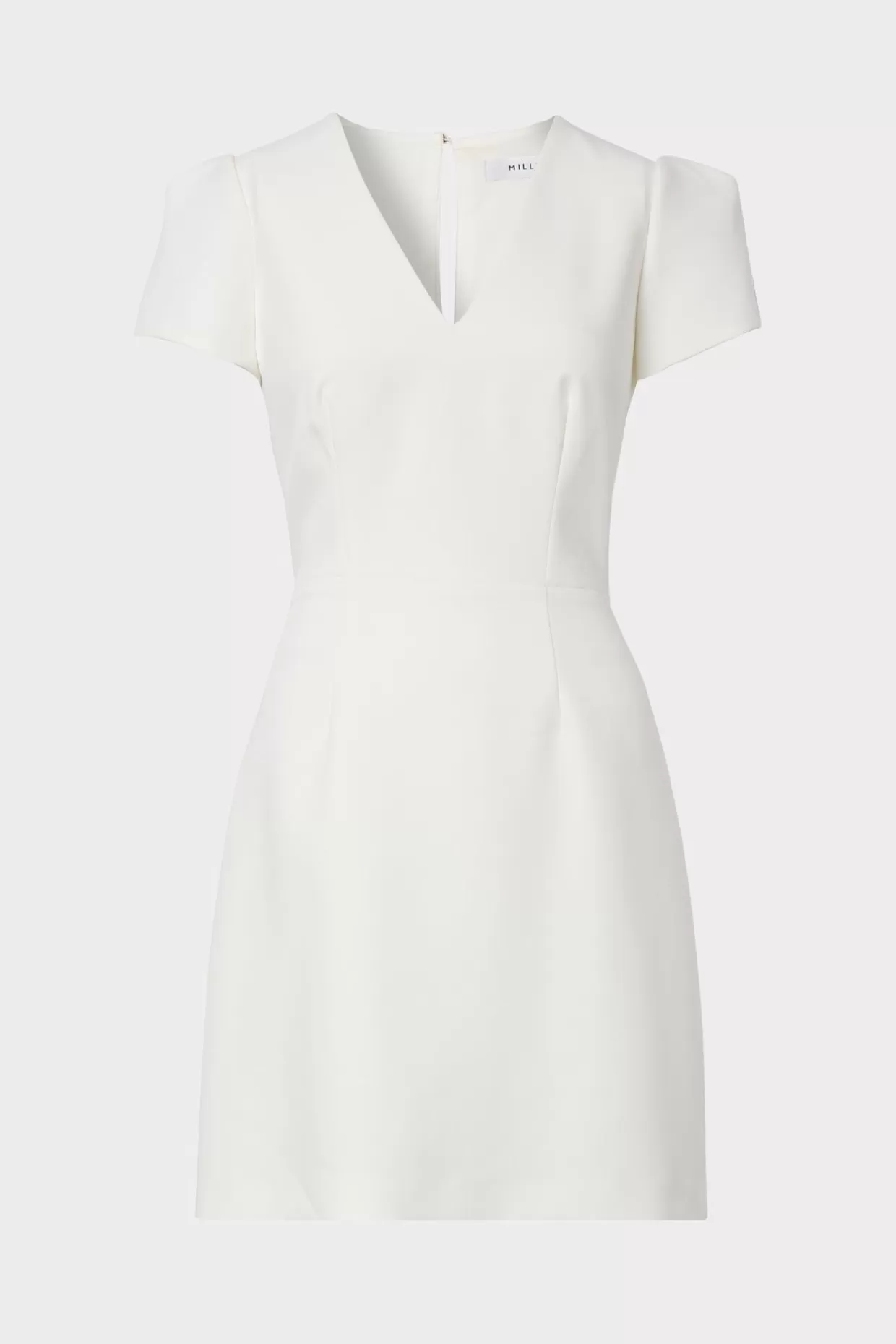 White Dresses-MILLY Cady Atalie Dress Ecru