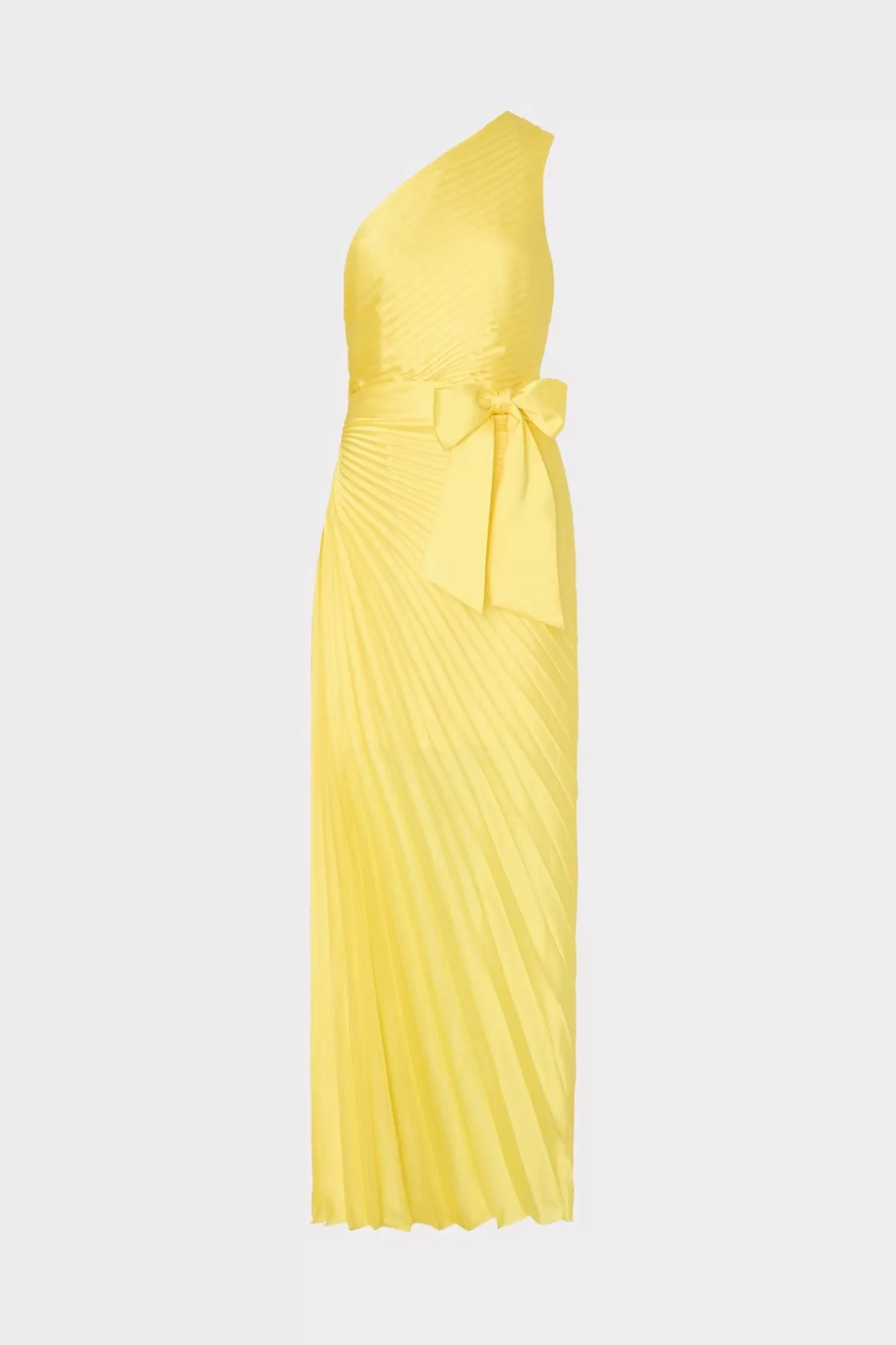 Maxi Dresses-MILLY Estelle Satin Dress Yellow