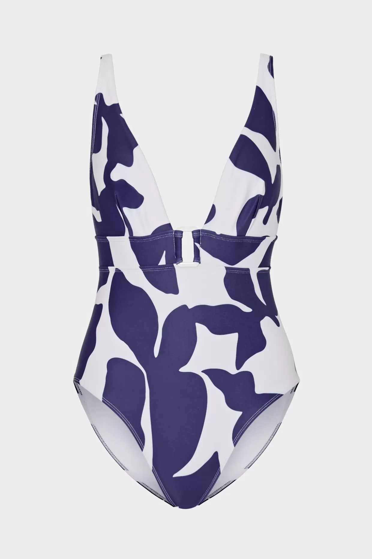 Jumpsuits & Rompers-MILLY Grand Foliage One Piece Navy/White