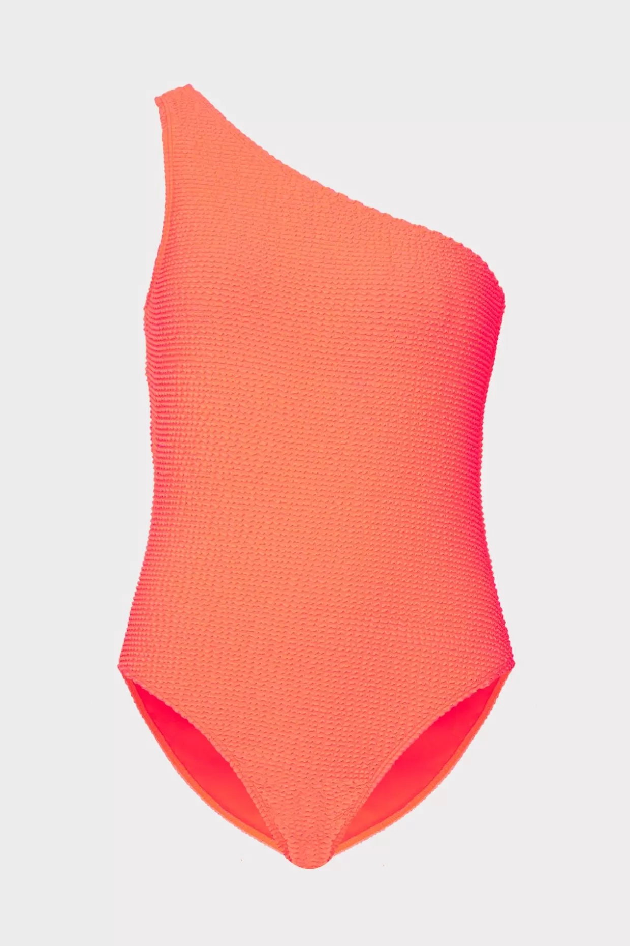 One Piece Swimsuits-MILLY Joni One Shoulder One Piece Orange