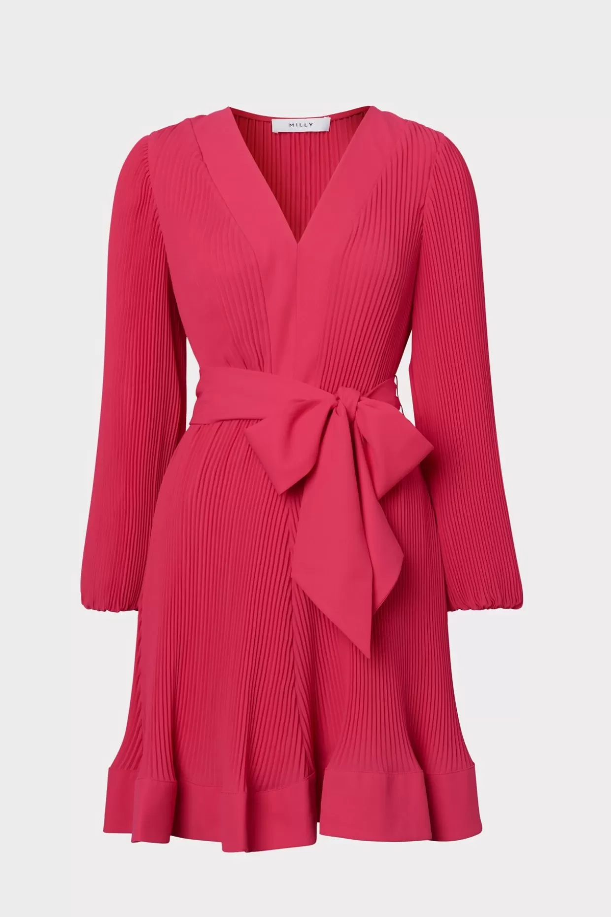 Jumpsuits & Rompers-MILLY Liv Pleated Dress Milly Pink