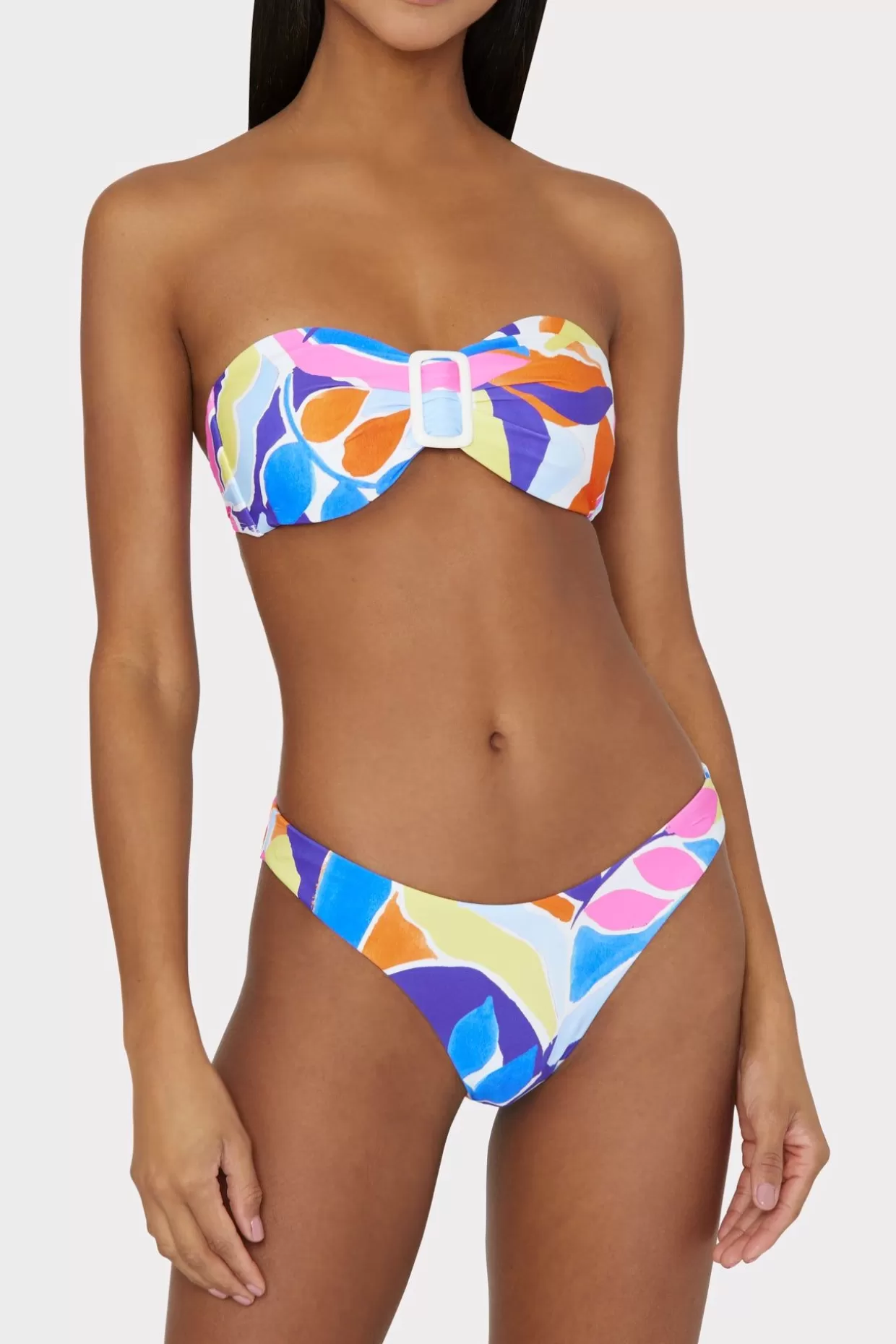 Bikinis-MILLY Margot Bikini Bottom Blue Multi