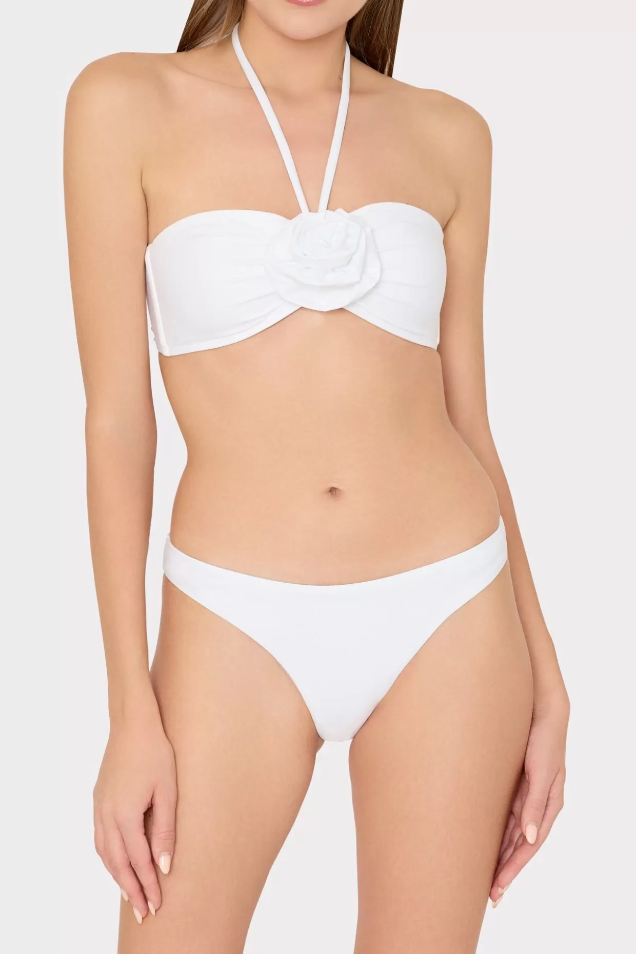 Jumpsuits & Rompers-MILLY Margot Bikini Bottom White