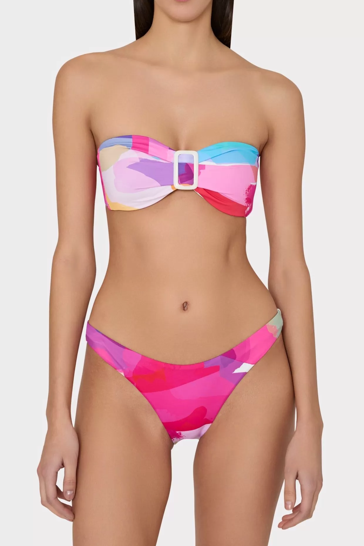 Jumpsuits & Rompers-MILLY Margot Rainbow Waterfall Bikini Bottom Multi