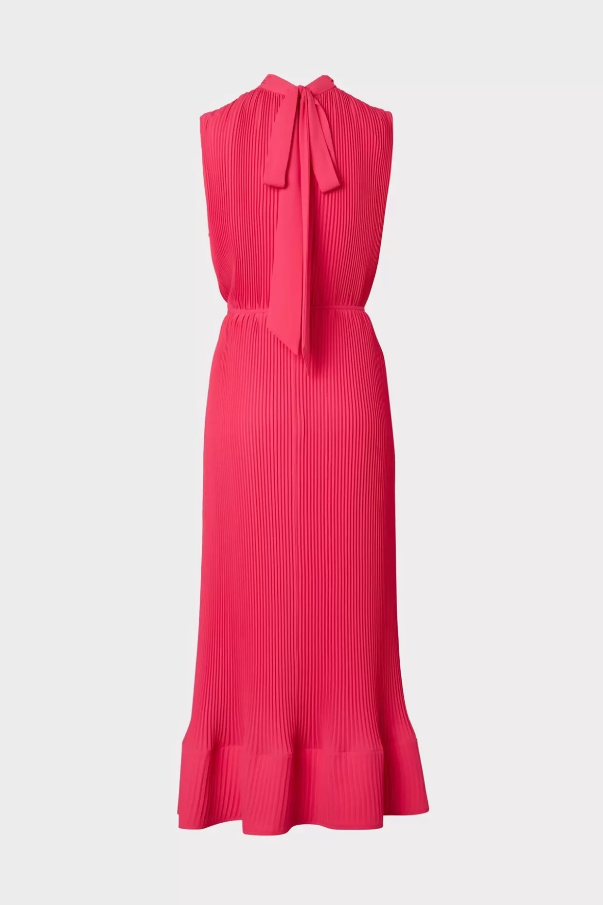 Jumpsuits & Rompers-MILLY Melina Solid Pleated Dress Milly Pink