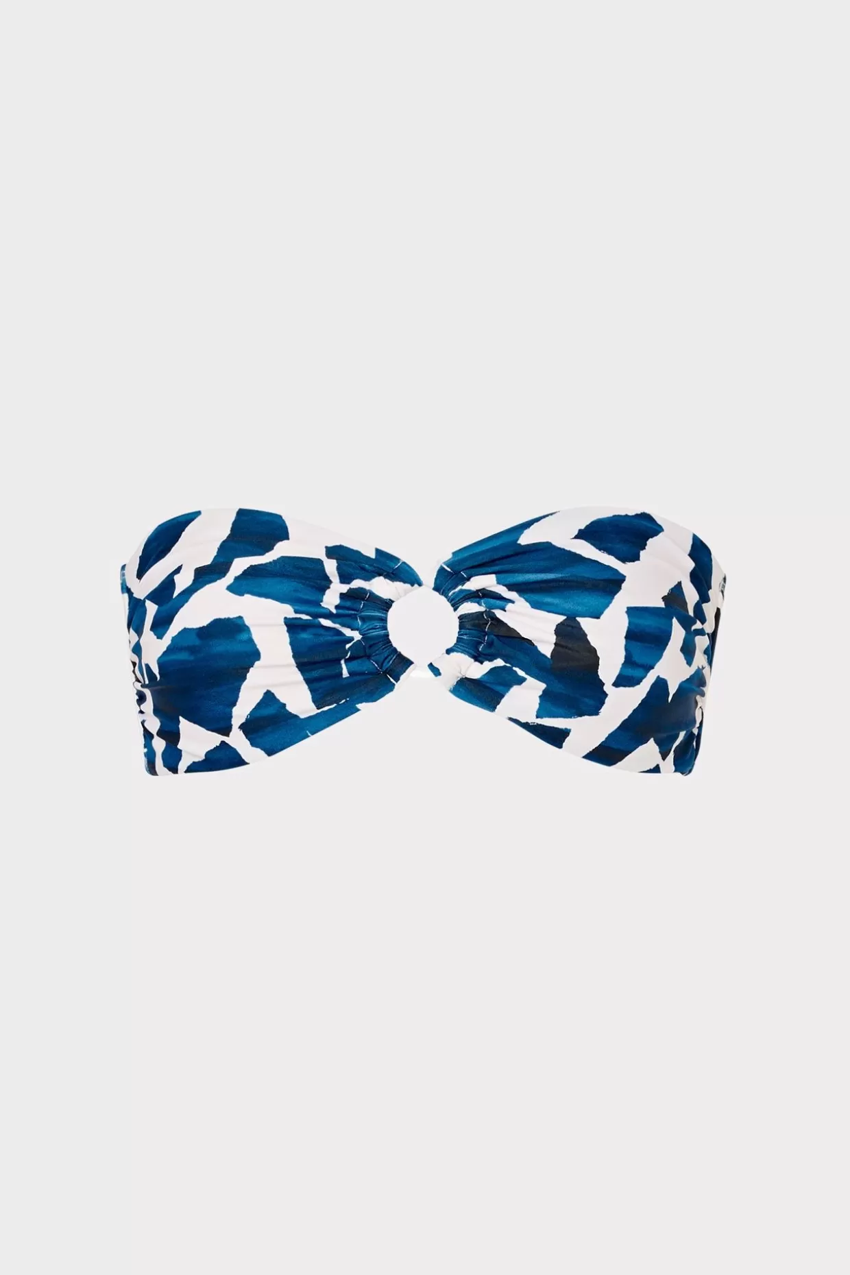 Jumpsuits & Rompers-MILLY Ocean Puzzle Bandeau Top Navy Multi