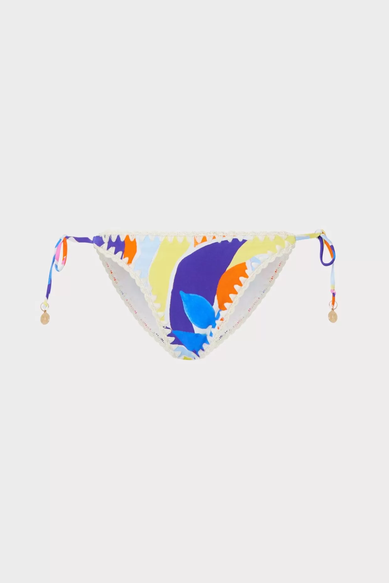 Bikinis-MILLY Painted Bloom Bikini Bottom Blue Multi