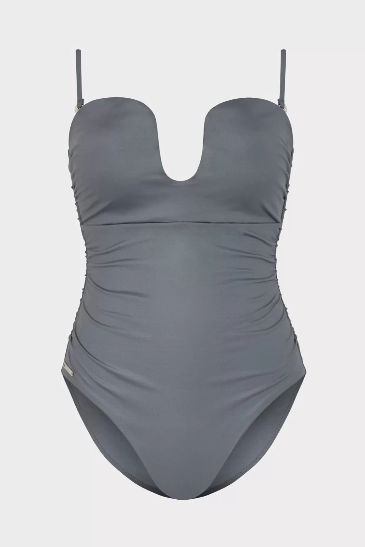 One Piece Swimsuits-MILLY Ragatta One Piece Grey