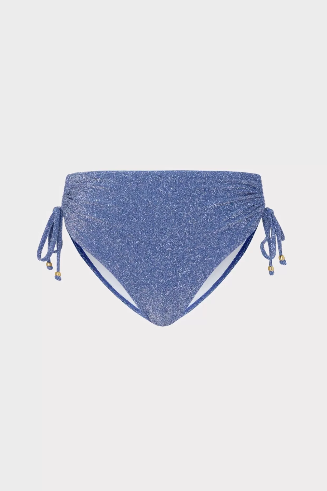 Bikinis-MILLY Shimmer Bikini Bottom Blue